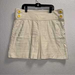 Jcrew linen blend skirt size 6